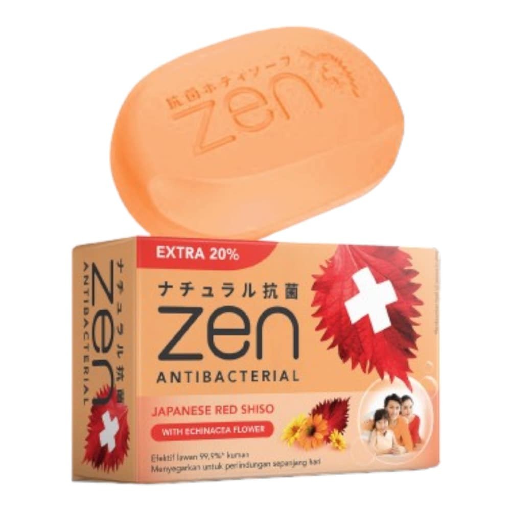 4 PCS ZEN BODY SOAP BAR JAPANESE RED SHISO FREE SHIPPING US FREE TAX