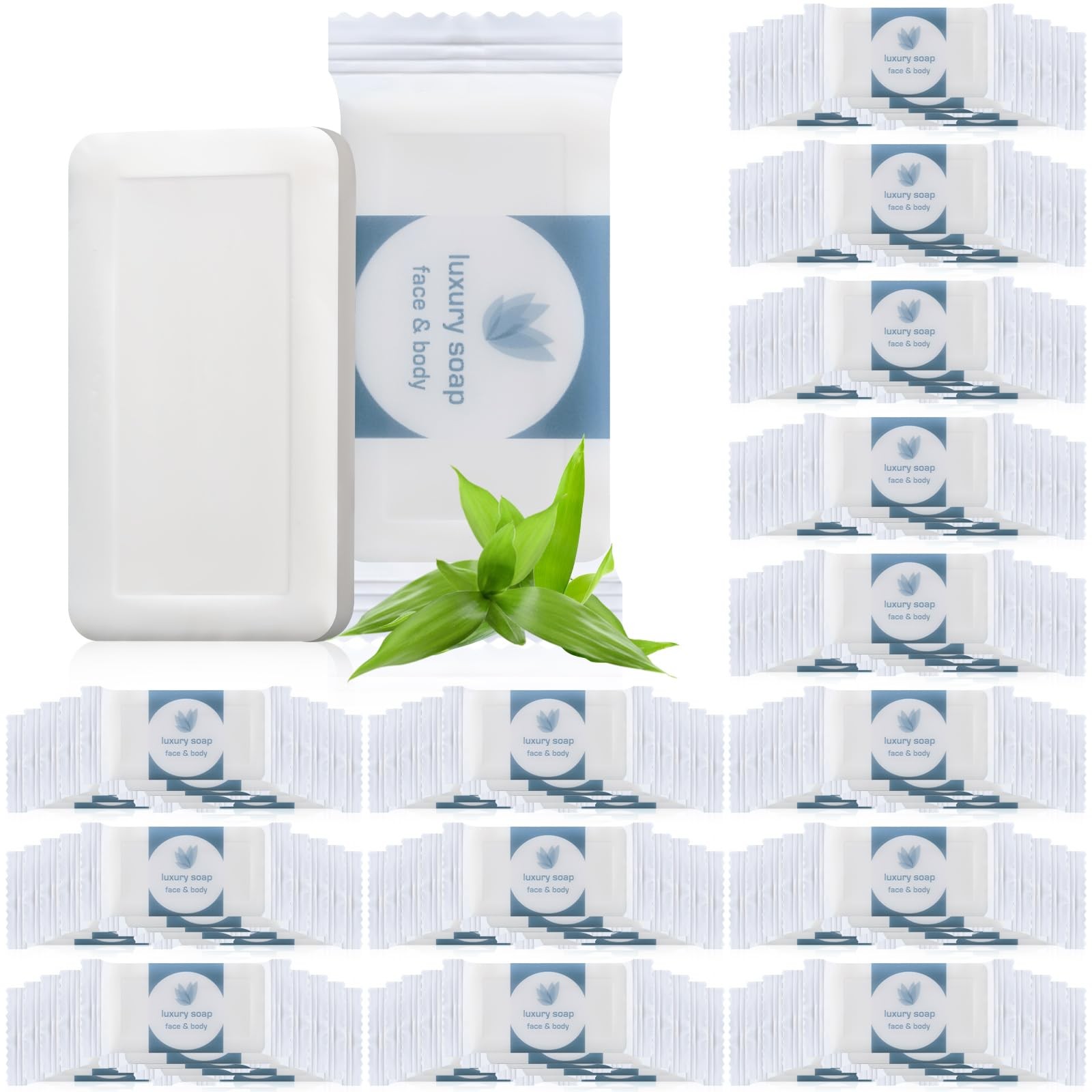 Kacctyen 100 Pcs 0.35oz Mini Bar Soap 1 Count (Pack of 100), Simple Style