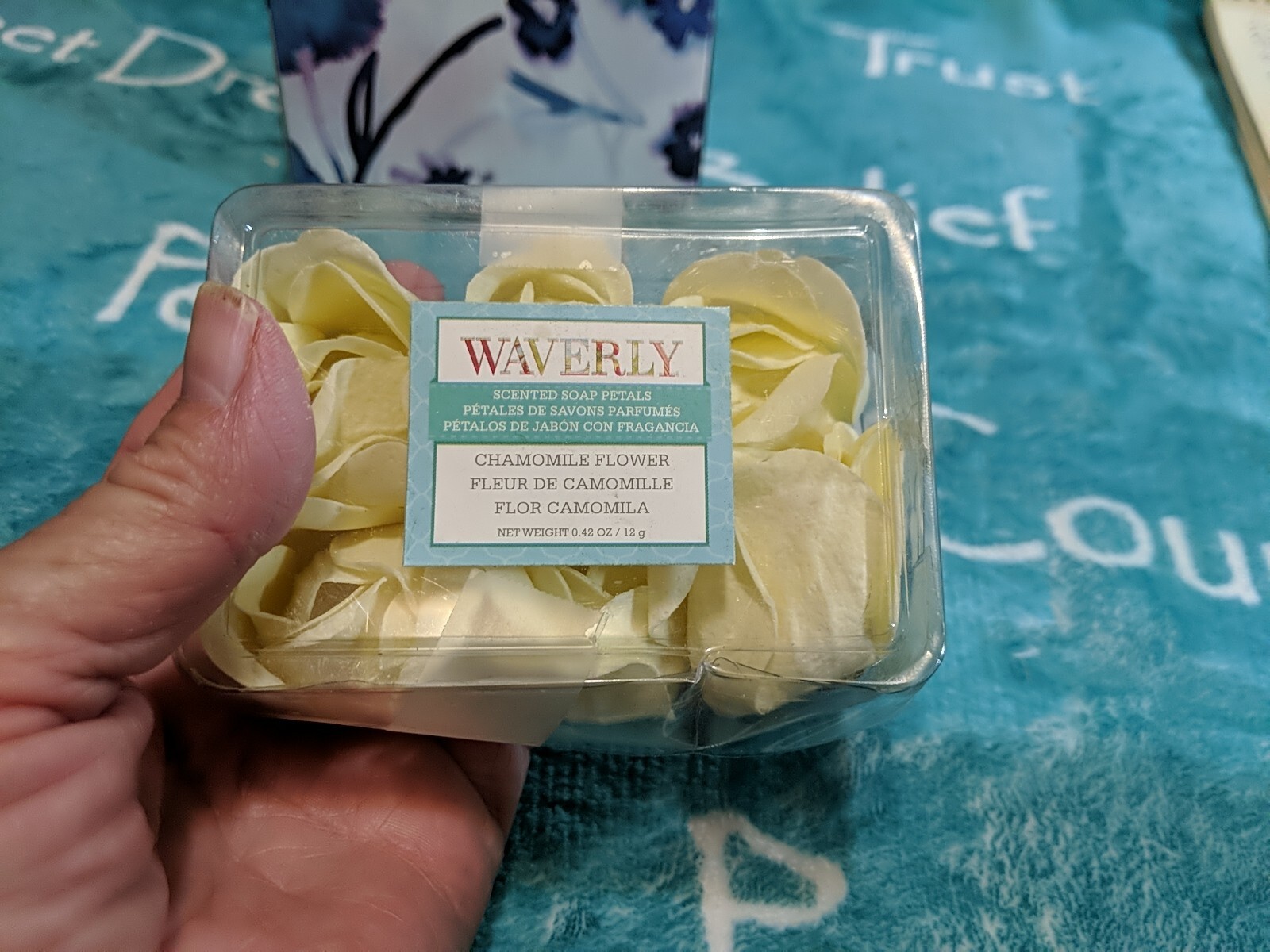 Waverly Scented Soap Petals Citrus Grapefruit & Chamomile Flower Soap Flowers