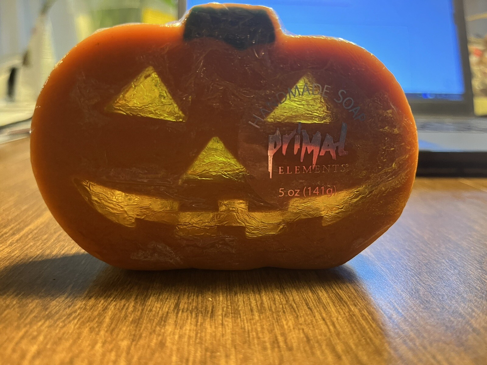 Primal Elements Handmade Halloween Pumpkin Soap, 5oz