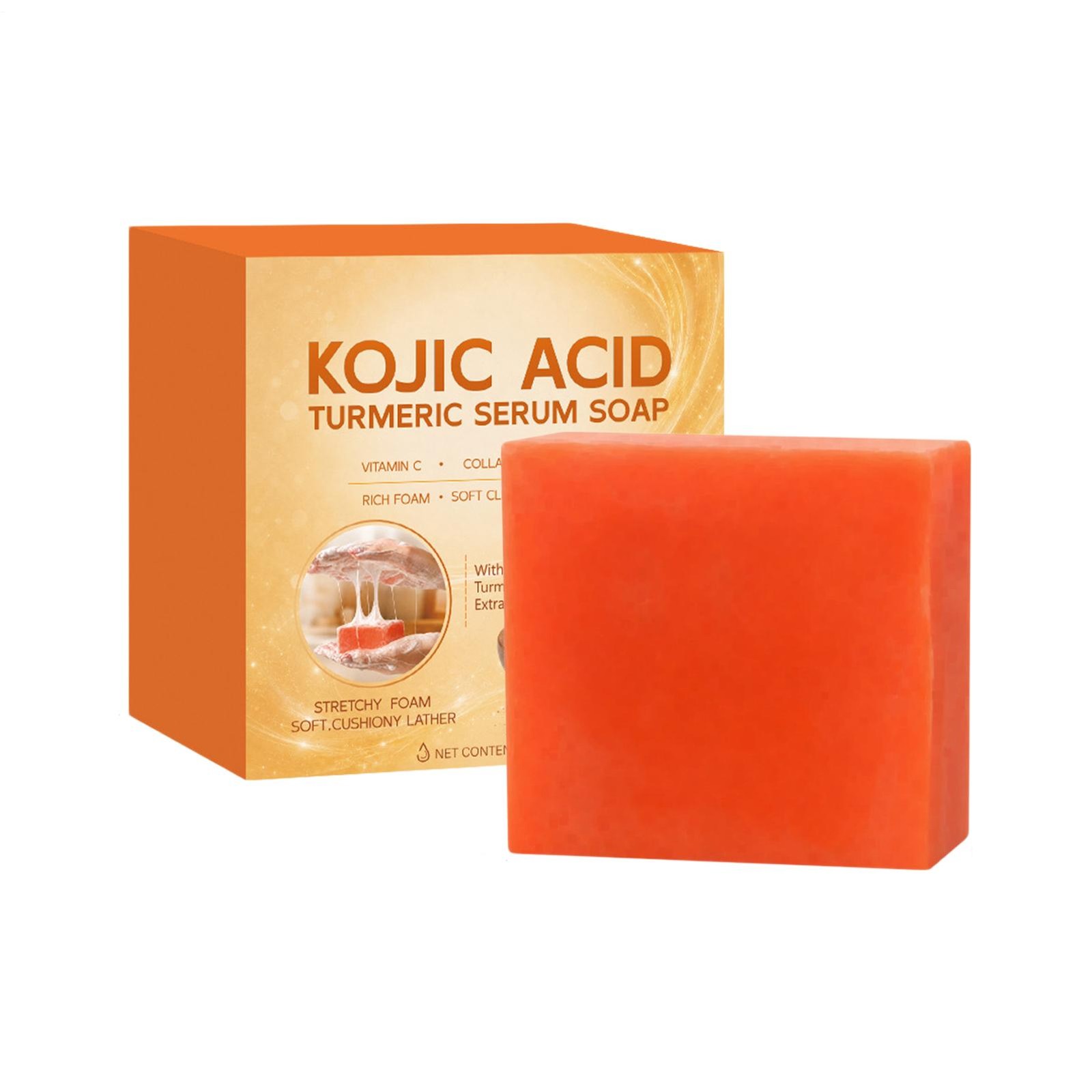 Natural Serum Soap Bar Deep Cleansing, Gentle Moisturizing Face And Body Wash