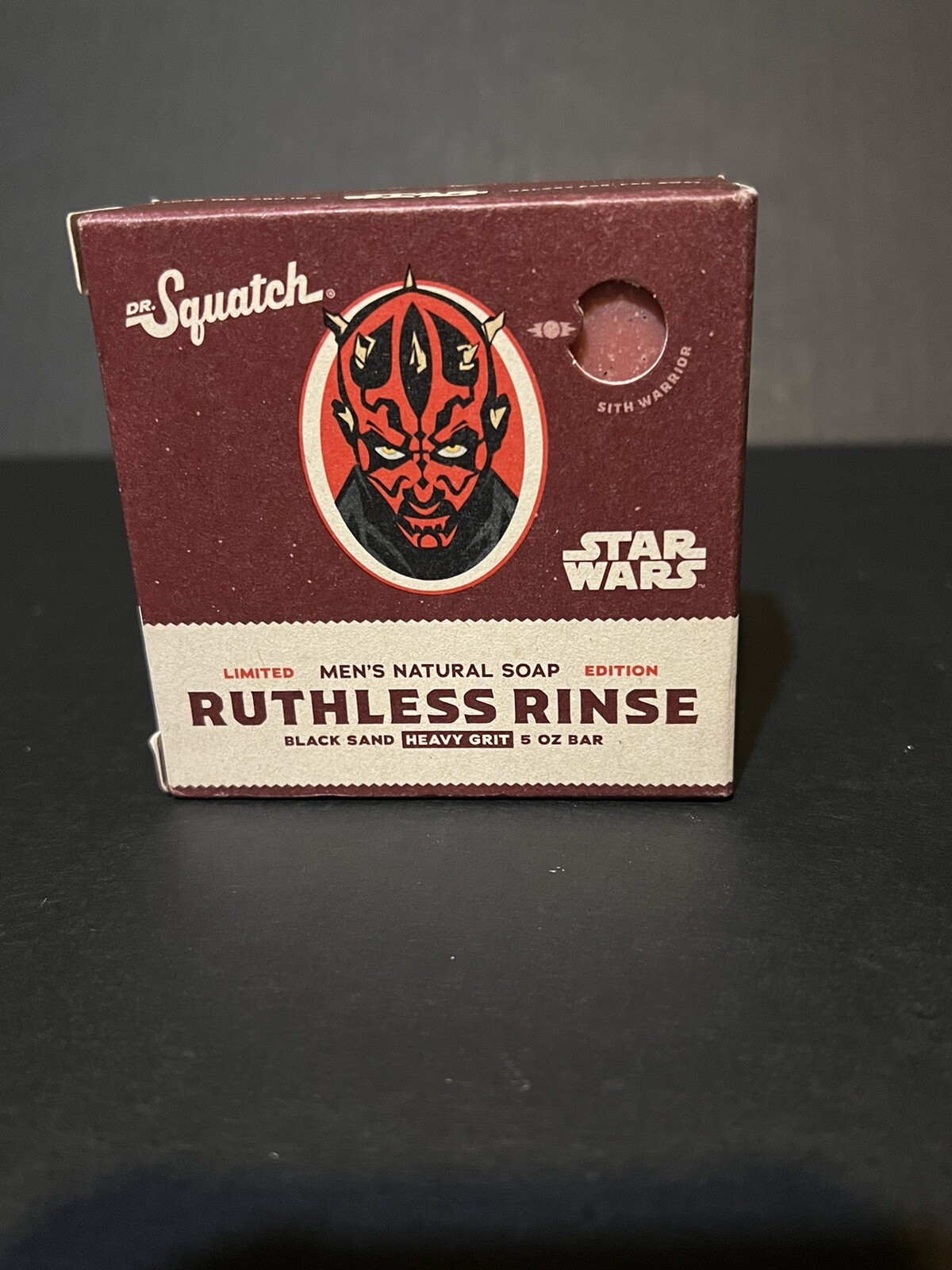 1 Bar of Dr. Squatch Ruthless Rinse Soap – Star Wars Limited Edition HEAVY Grit