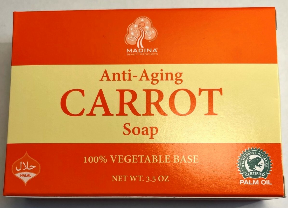 CARROT SOAP w/ANTI-AGING – MADINA