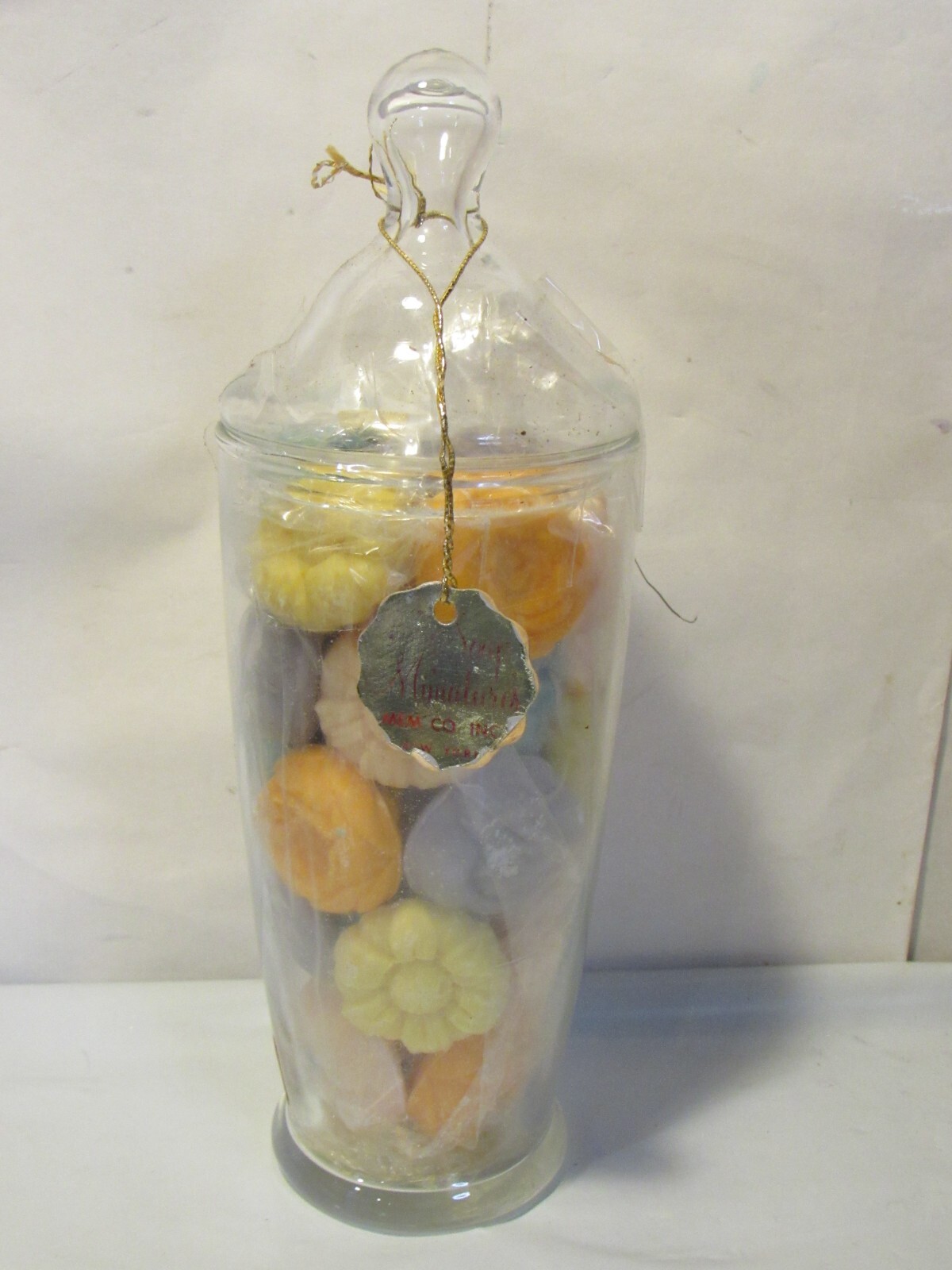 28pc Soap Miniatures glass storage vase Flowers, Roses, Daisies A46J