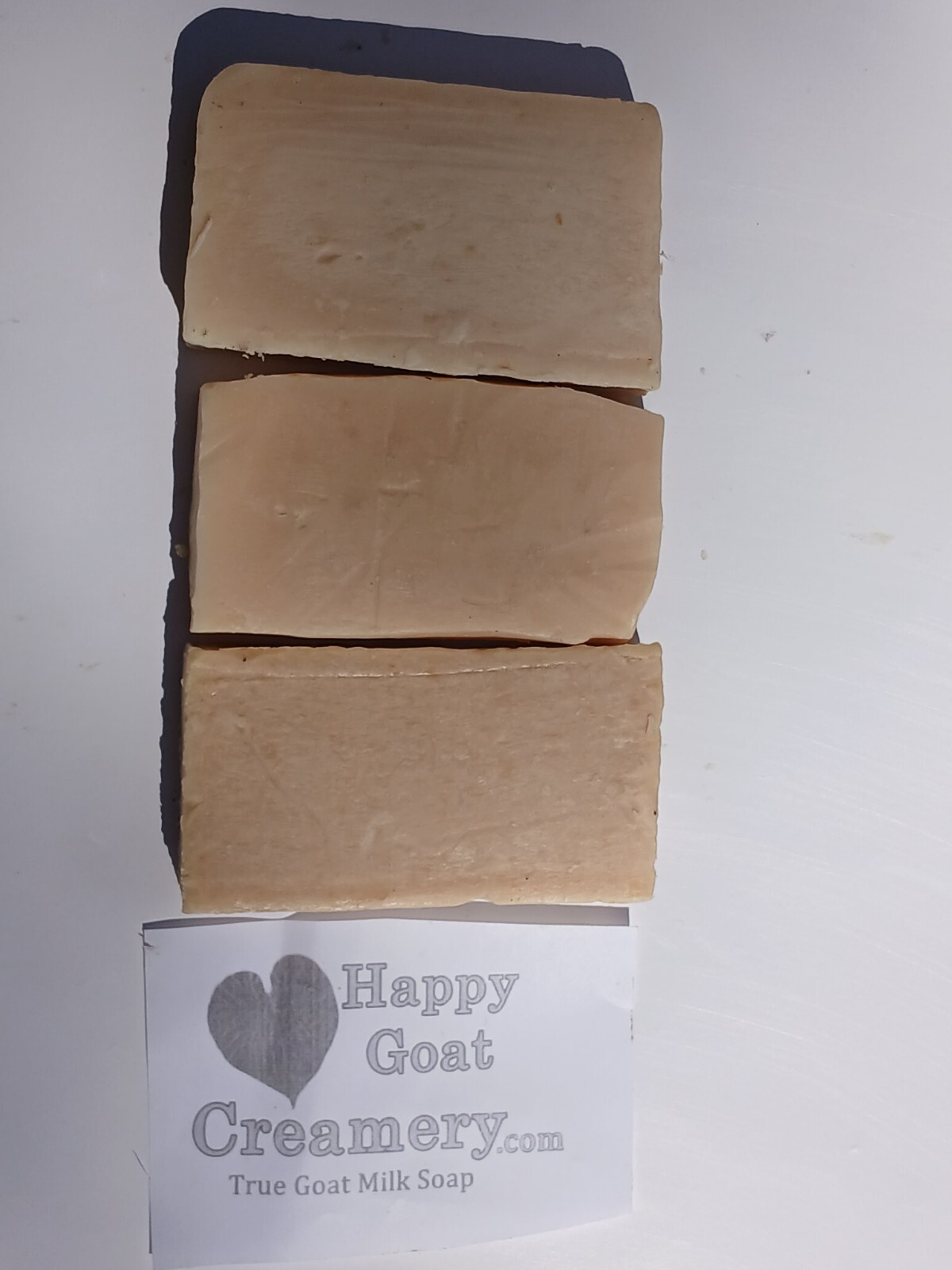 3 BARS CHEAP GOAT MILK SOAP HAPPY GOAT CREAMERY JEWELWEED LEMONGRASS CITRONELLA