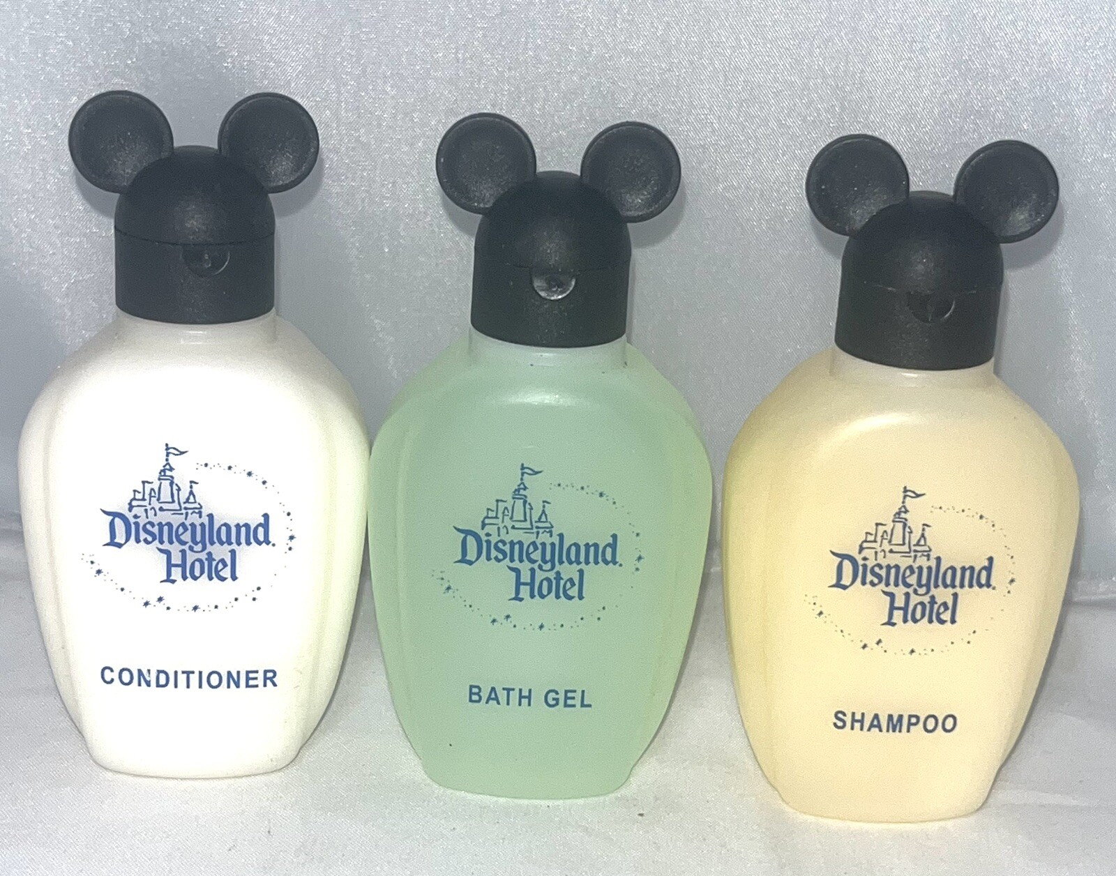 Disneyland Hotel Toiletries Bath Gel Conditioner Shampoo Lotion Mouse Set Of 3