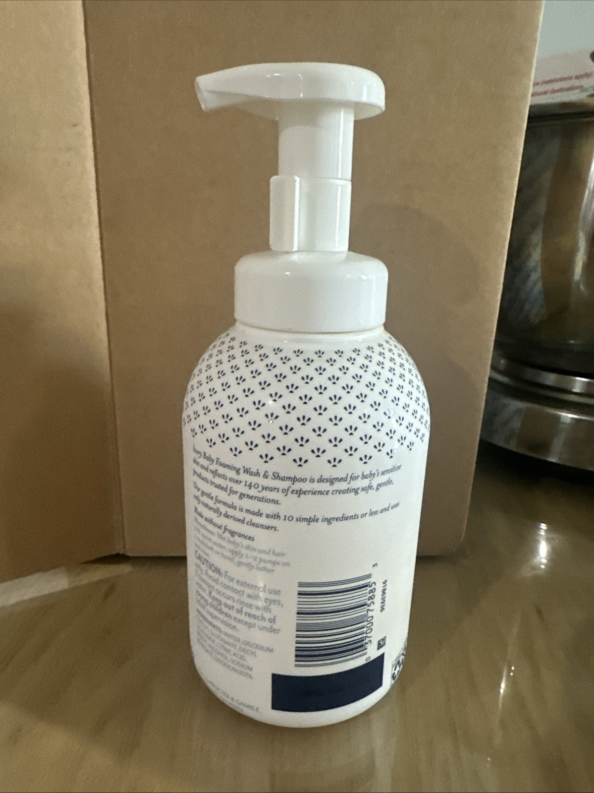Ivory Baby Foam Wash & Shampoo, Softly Scented, 16.9 fl oz/500 mL NEW