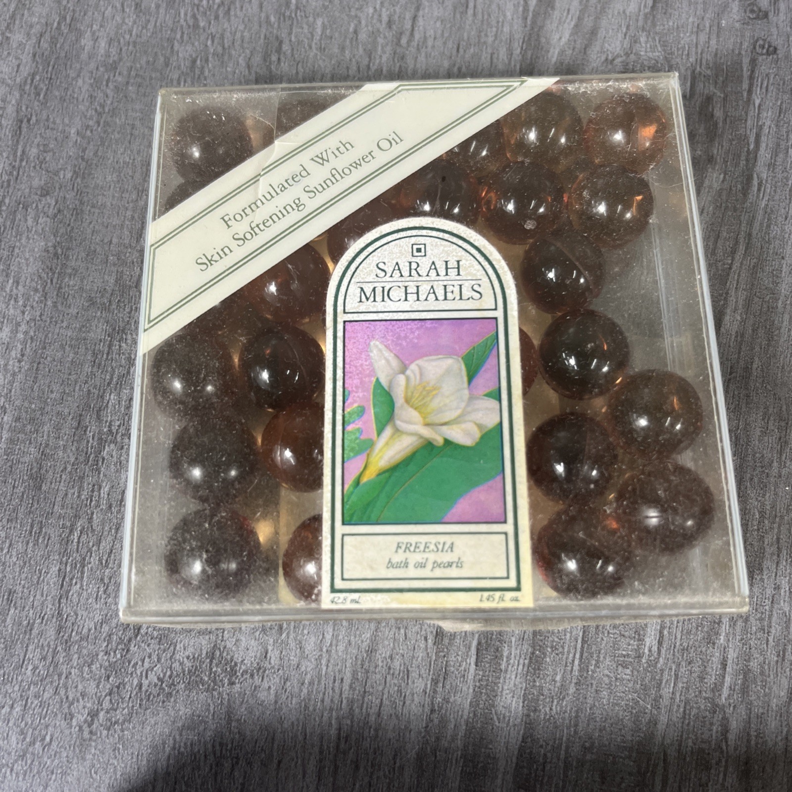 English Bath Cubes Floral Garden Scents And Oil Pearls – Vintage