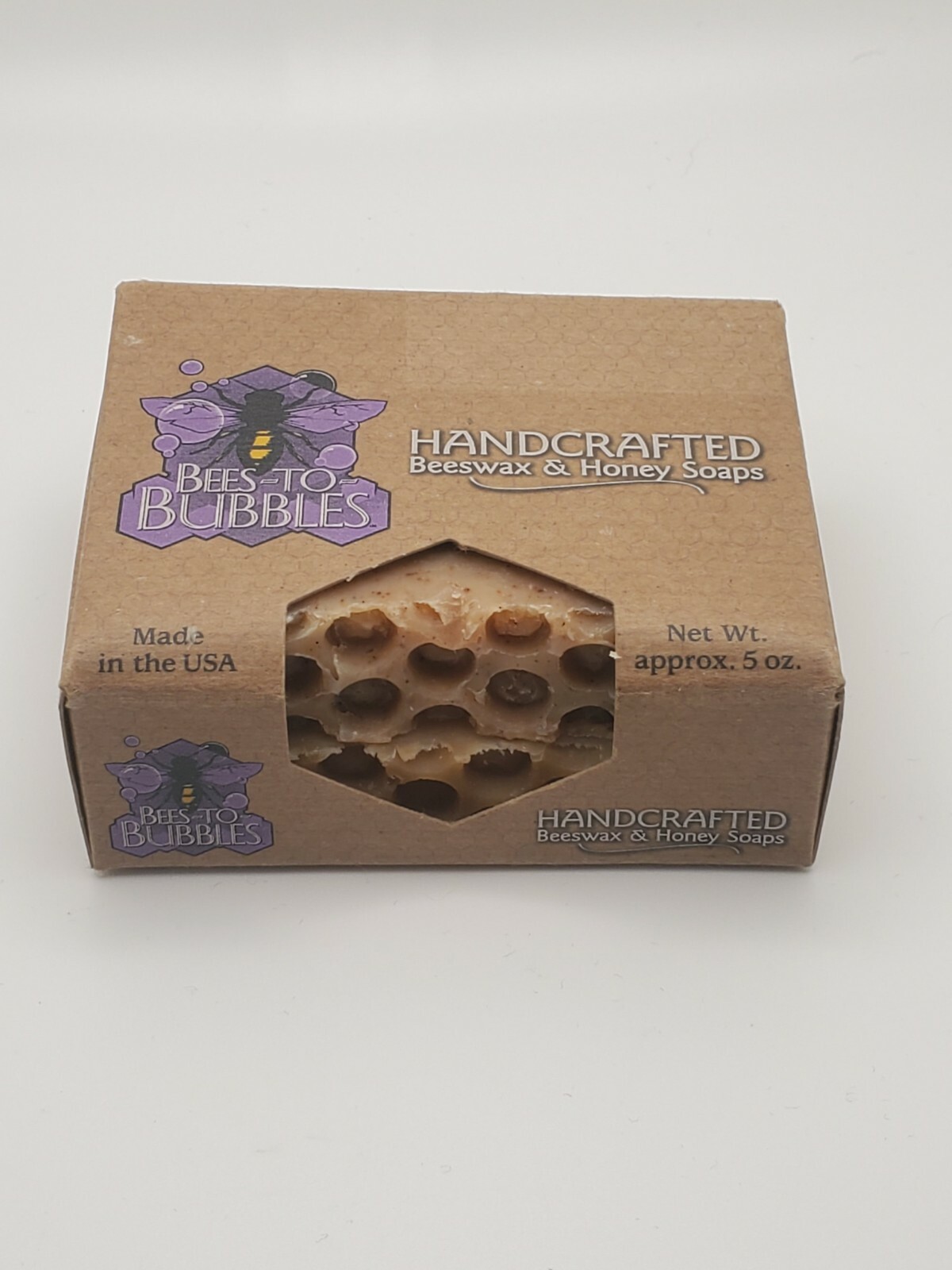 Amish Origins Bees-to-Bubbles Handcrafted Beeswax & Honey Soap 5oz – Made in USA