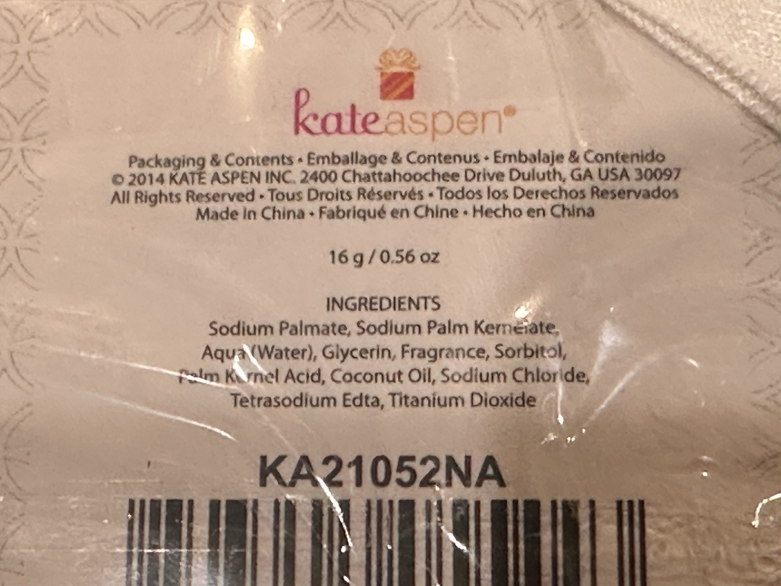 Lot of (9) Kate Aspen Angel Wings Mini Hand Soap with Box – New & Sealed!