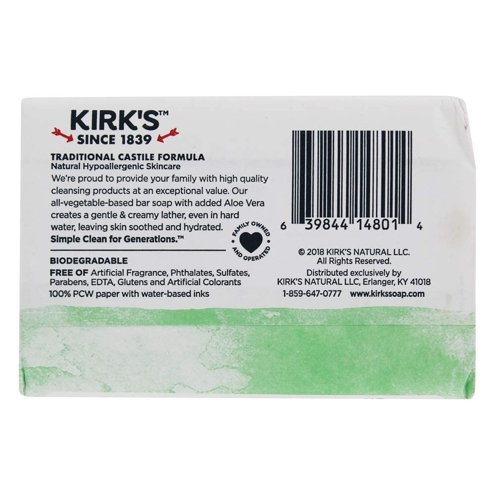 Gentle Organic Aloe Vera Soap Bar – Refreshing 4 Oz Cleansing Experience
