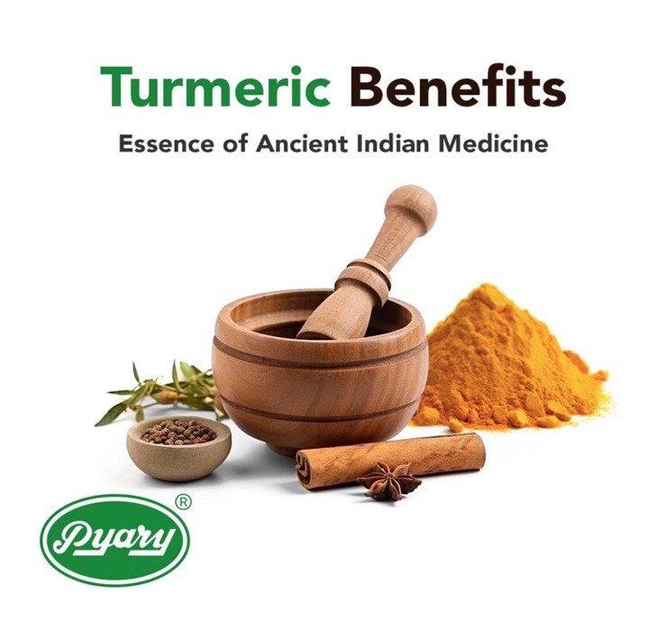 2x Pyary Ayurvedic Soap Turmeric Natural 75g Made In India Original