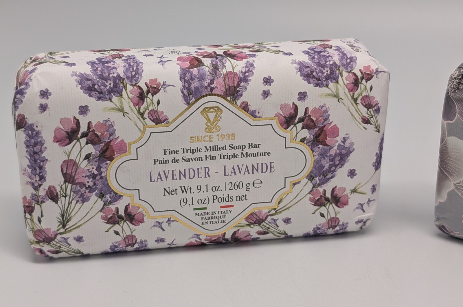 2 pcs ZENI Fine Triple Milled ITALIAN Bar Soap Lavender & Jasmine – 9.1 oz each