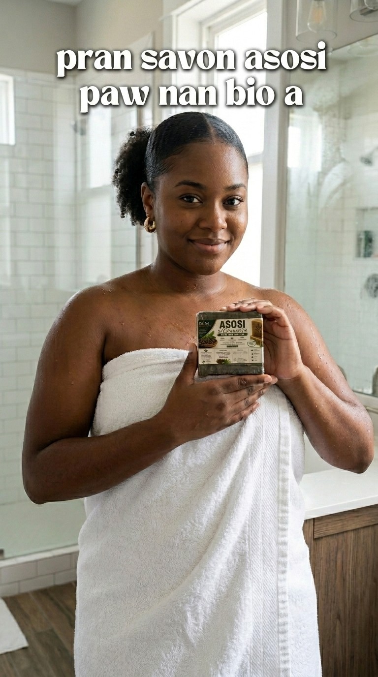 Handmade Asosi (Cerasee) Soap – Natural Detox Bar for Acne-Prone & Oily Skin