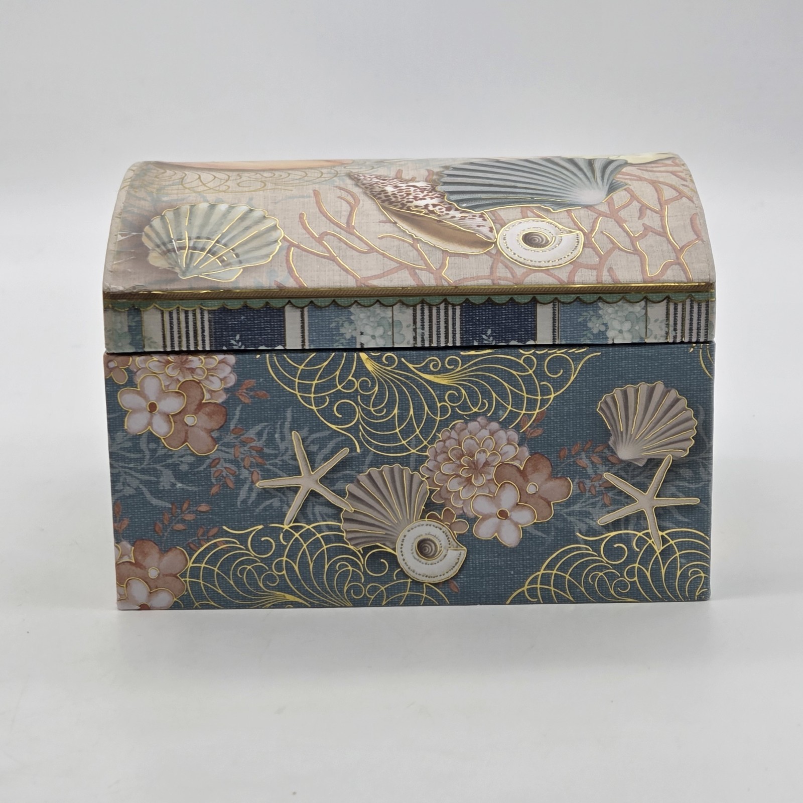 Pooch & Sweetheart Music Box 2 Scented Verbena Soaps Swan Lake Sea Shell Pattern