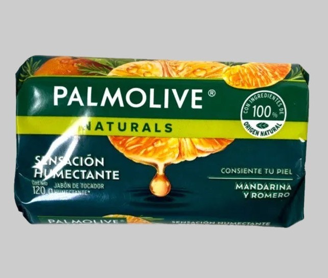 Palmolive Naturals Mandarin Rosemary Bar Soap 120g Moisturizing Mexico Import