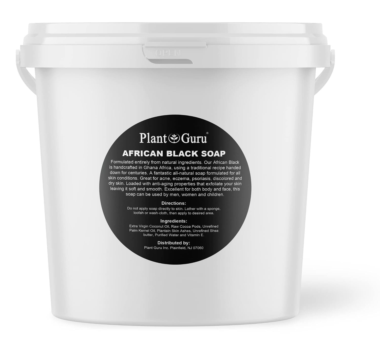 Traditional Skincare: African Black Soap Paste 8 lbs