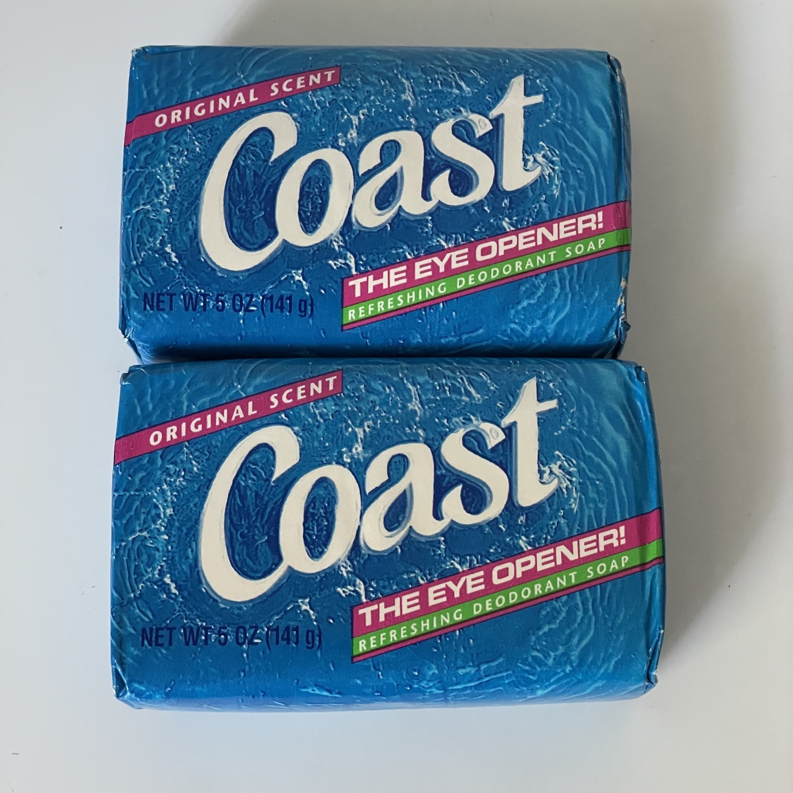 Coast The Eye Opener Original Scent Deodorant Soap 5 oz Lot of 2 Vintage NOS