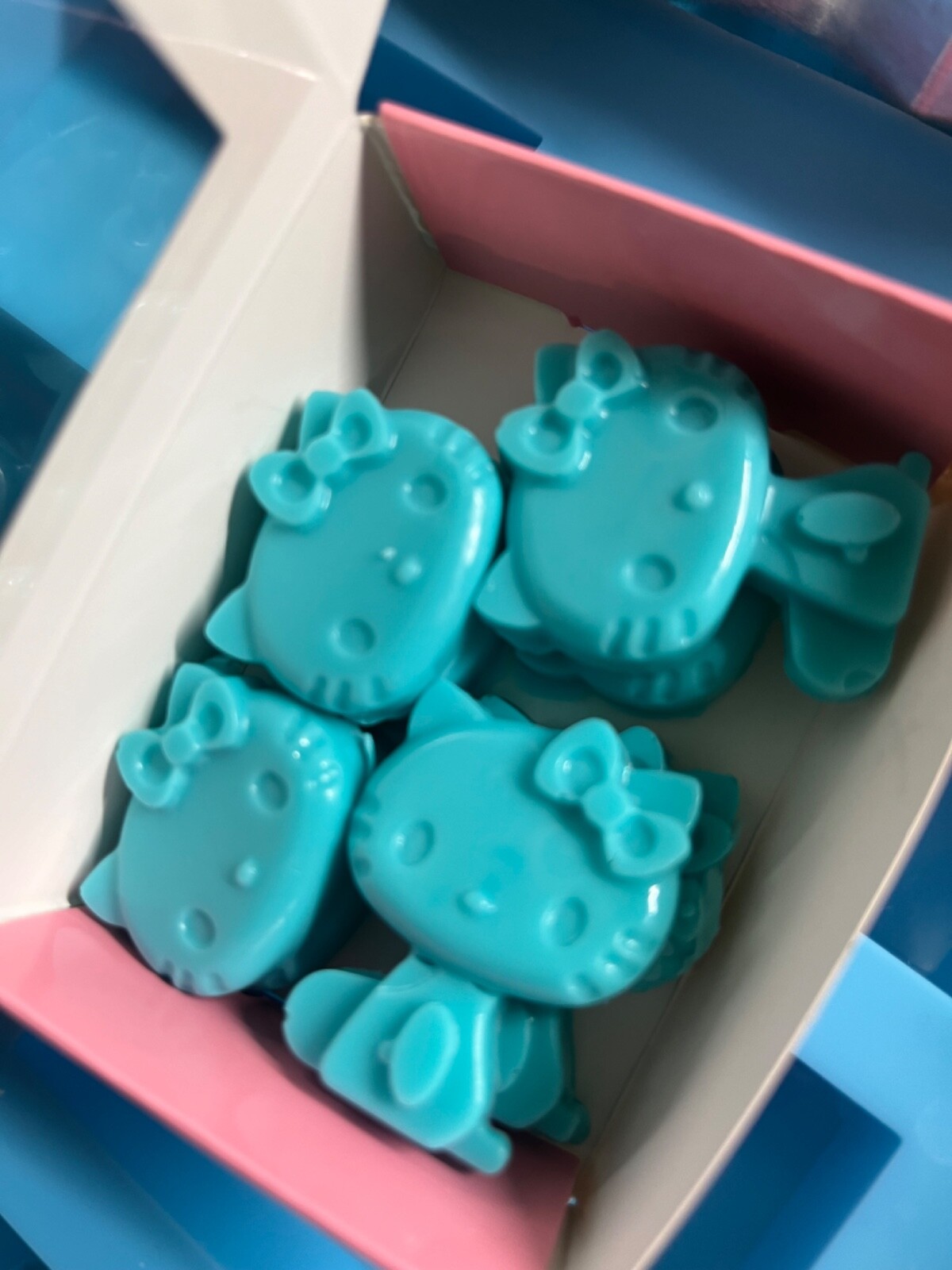 organic homemade hello kitty soap