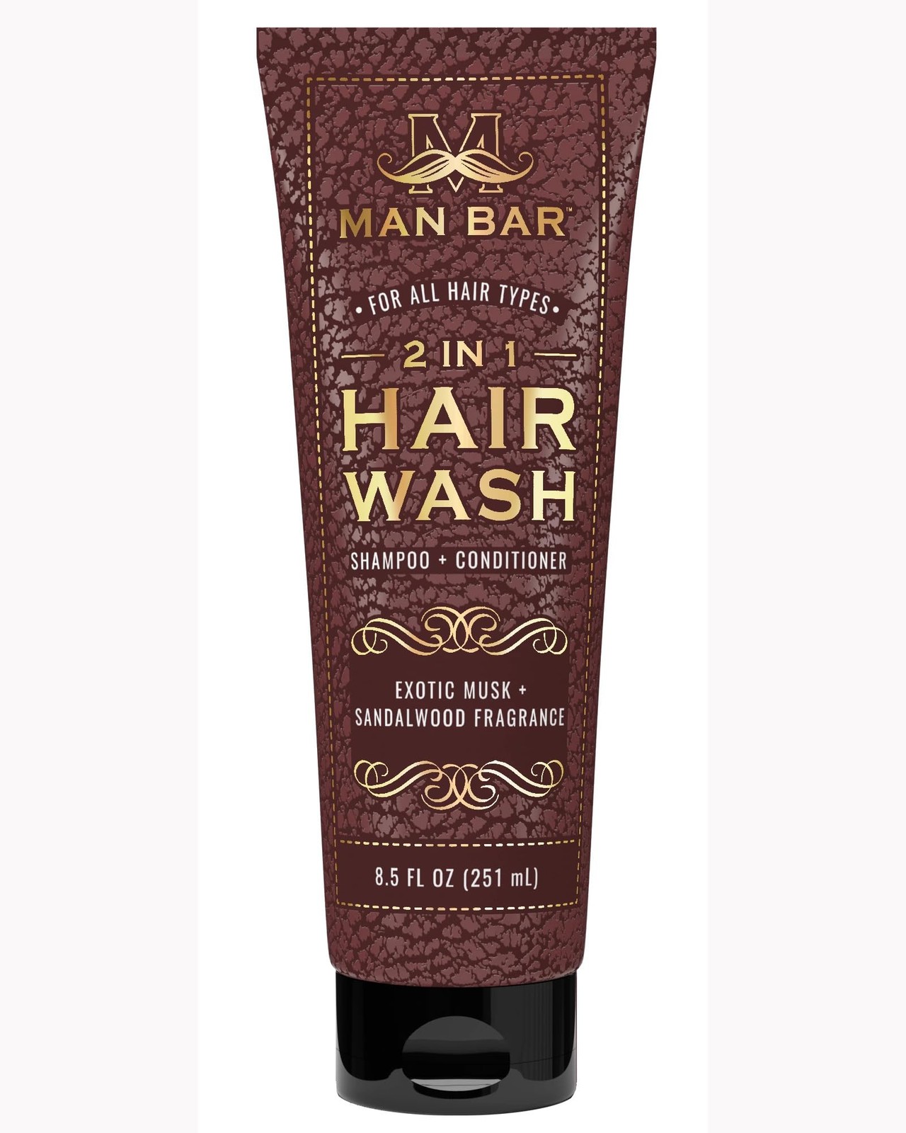 Man Bar 2 IN 1 Hair Wash EXOTIC MUSK & SANDALWOOD – Where Lather meets Luxury