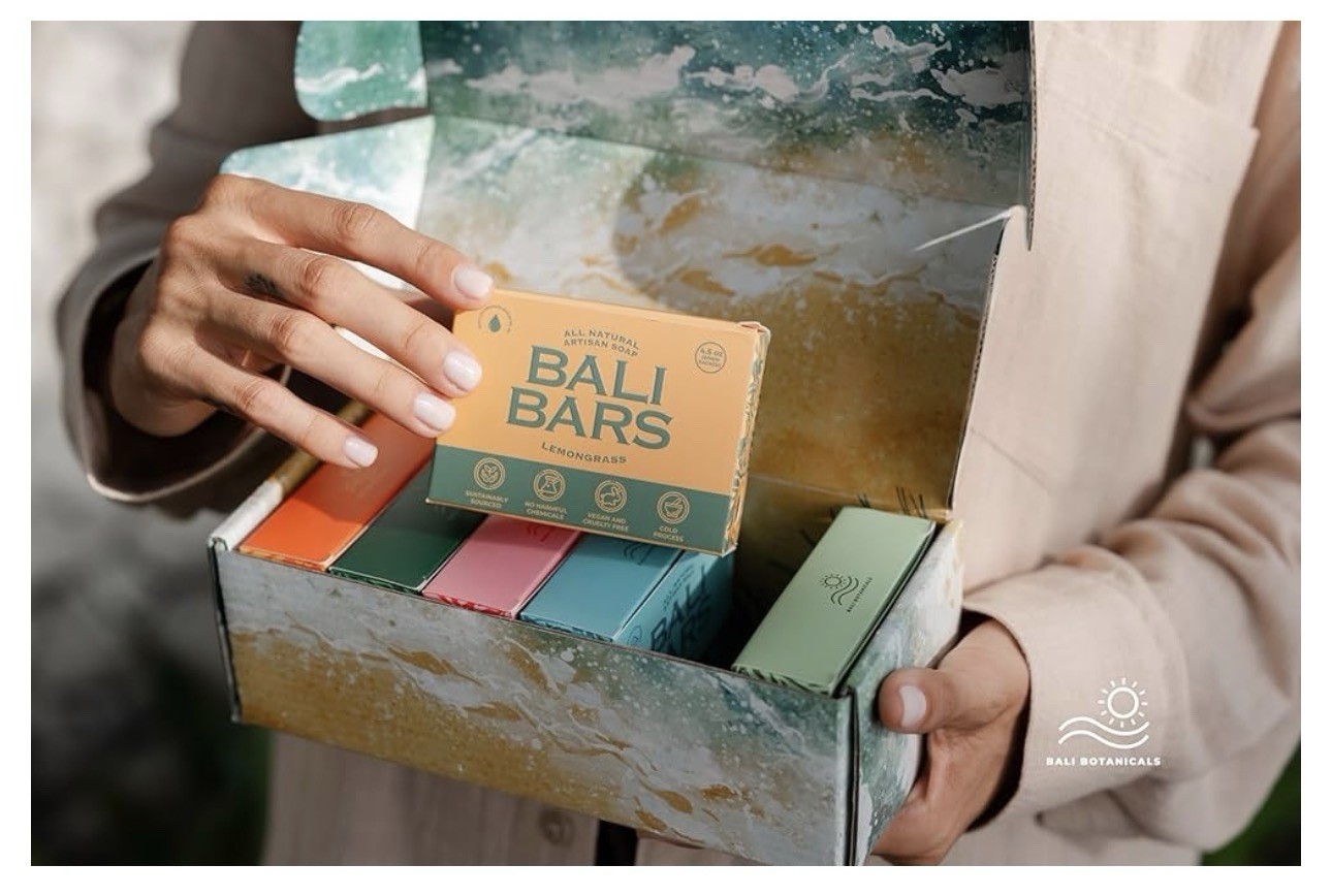 Bali Bars Natural Soap Bar For Men and Women Dry Sensitive Skin