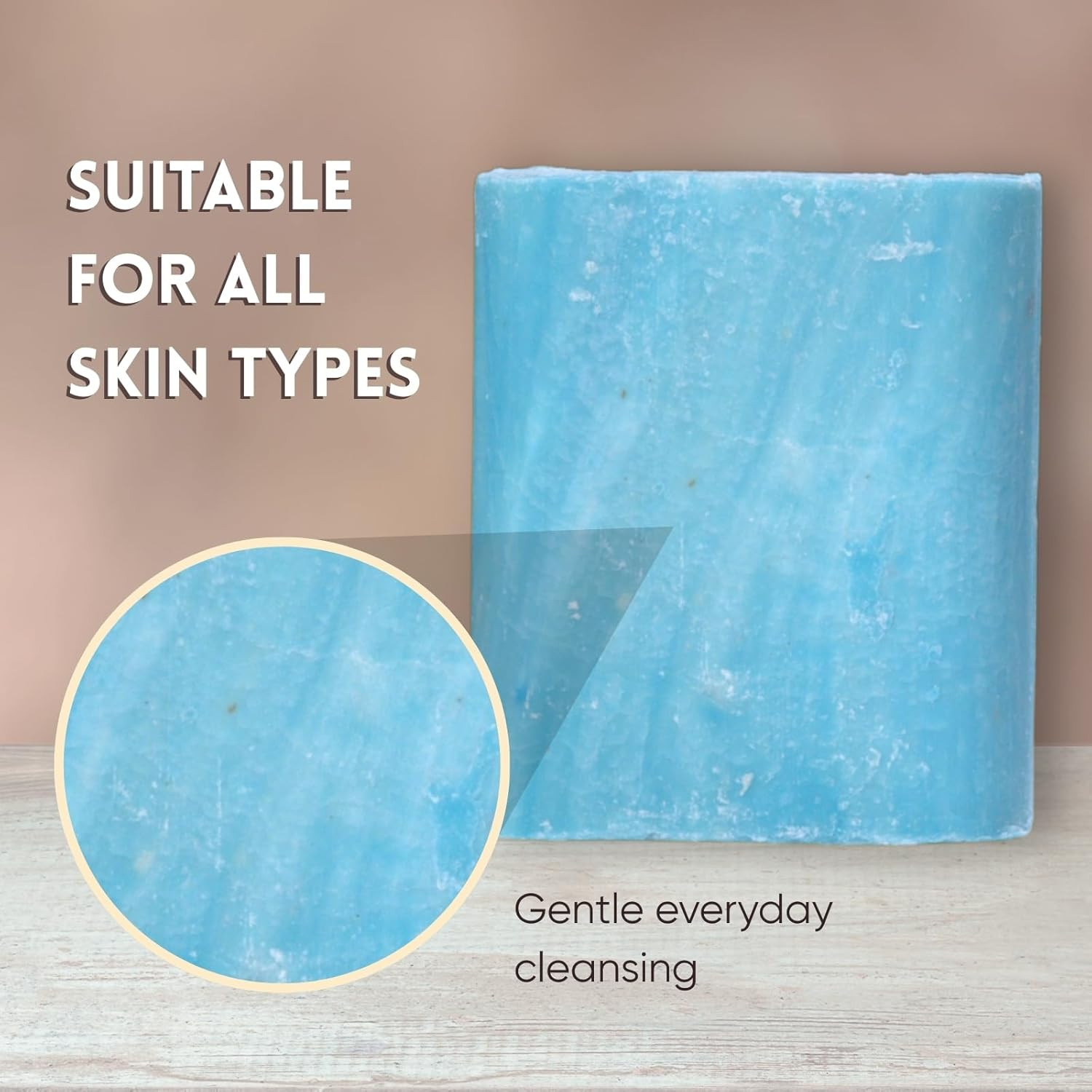 Bar Soap W/All Natural Bentonite Clay (6 Bars)| Women & Mens Face & 5 Ounce Each