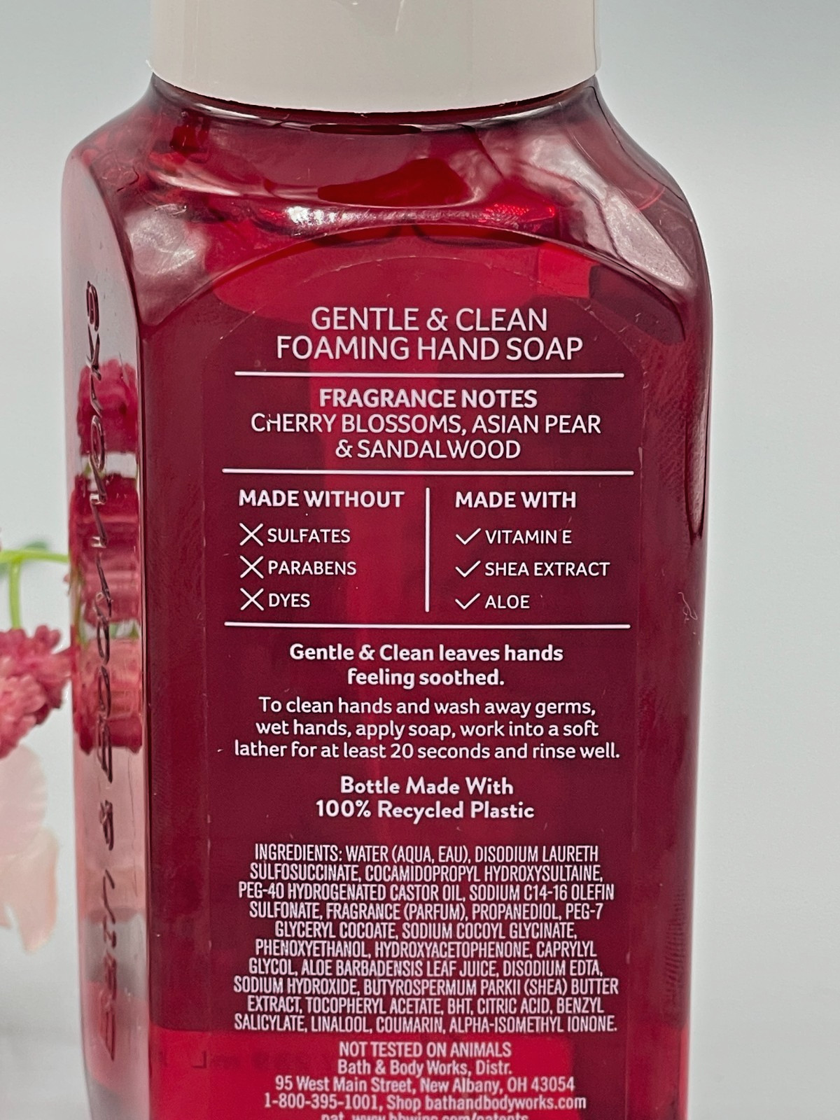Bath & Body Works Japanese Cherry Blossom Hand Soap Lot 2 GENTLE & CLEAN