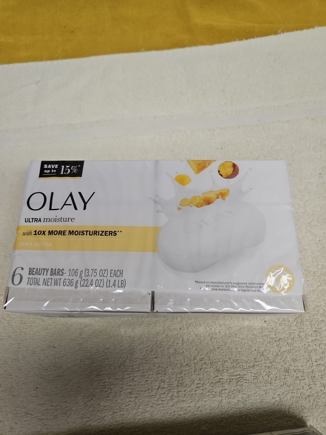 Pack of 2: OLAY Age Defy And Ultra Moisturizers Bar Soap, (Total 12 Bars)