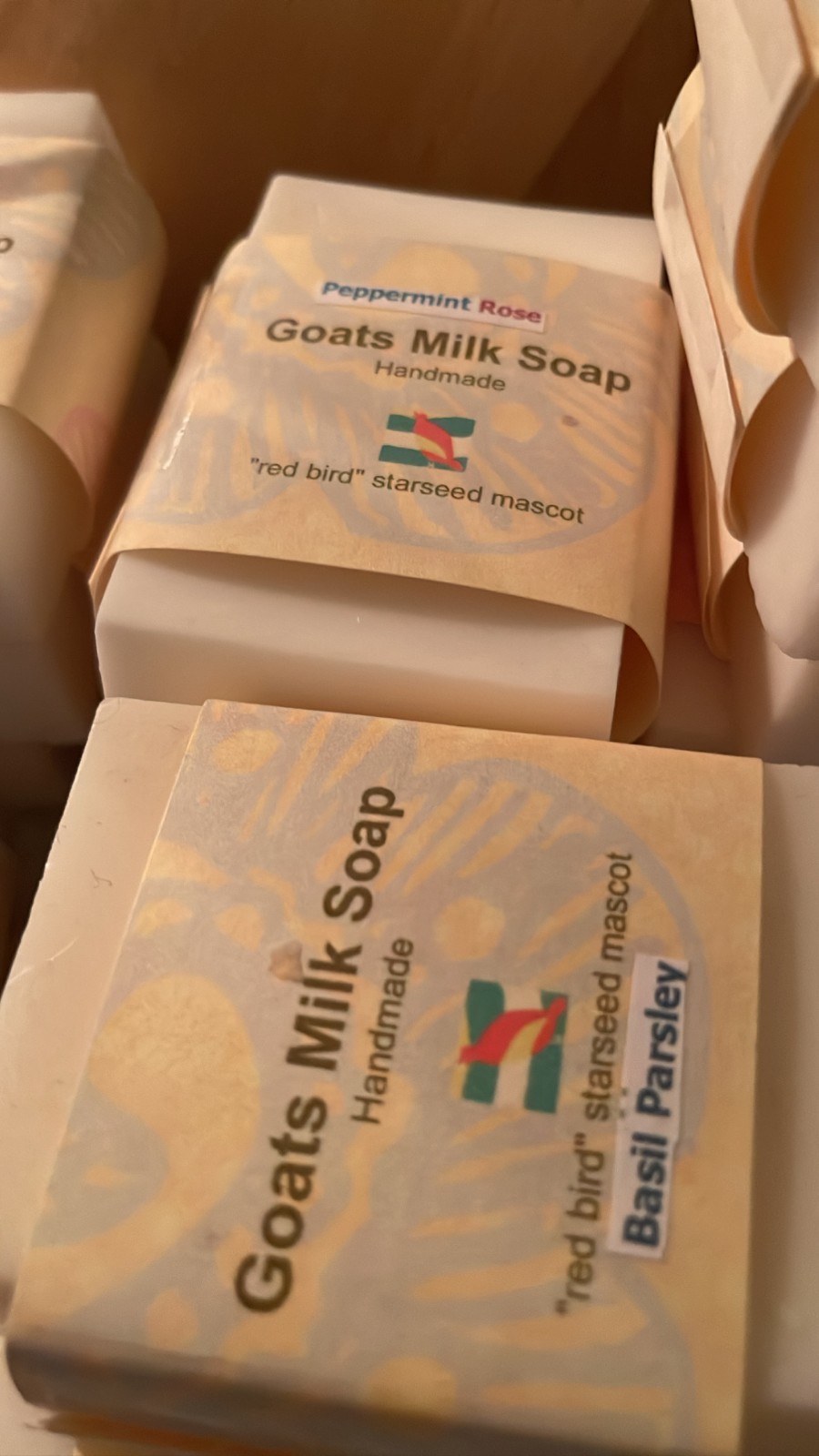 Zelda’s Goats Milk Handpoured with Essential Oils Sets of 4 Bars 5oz Each