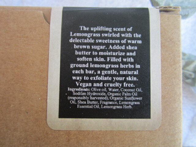 The Basin 1803 Candles, Handmade Soap, Brown Sugar and Lemongrass