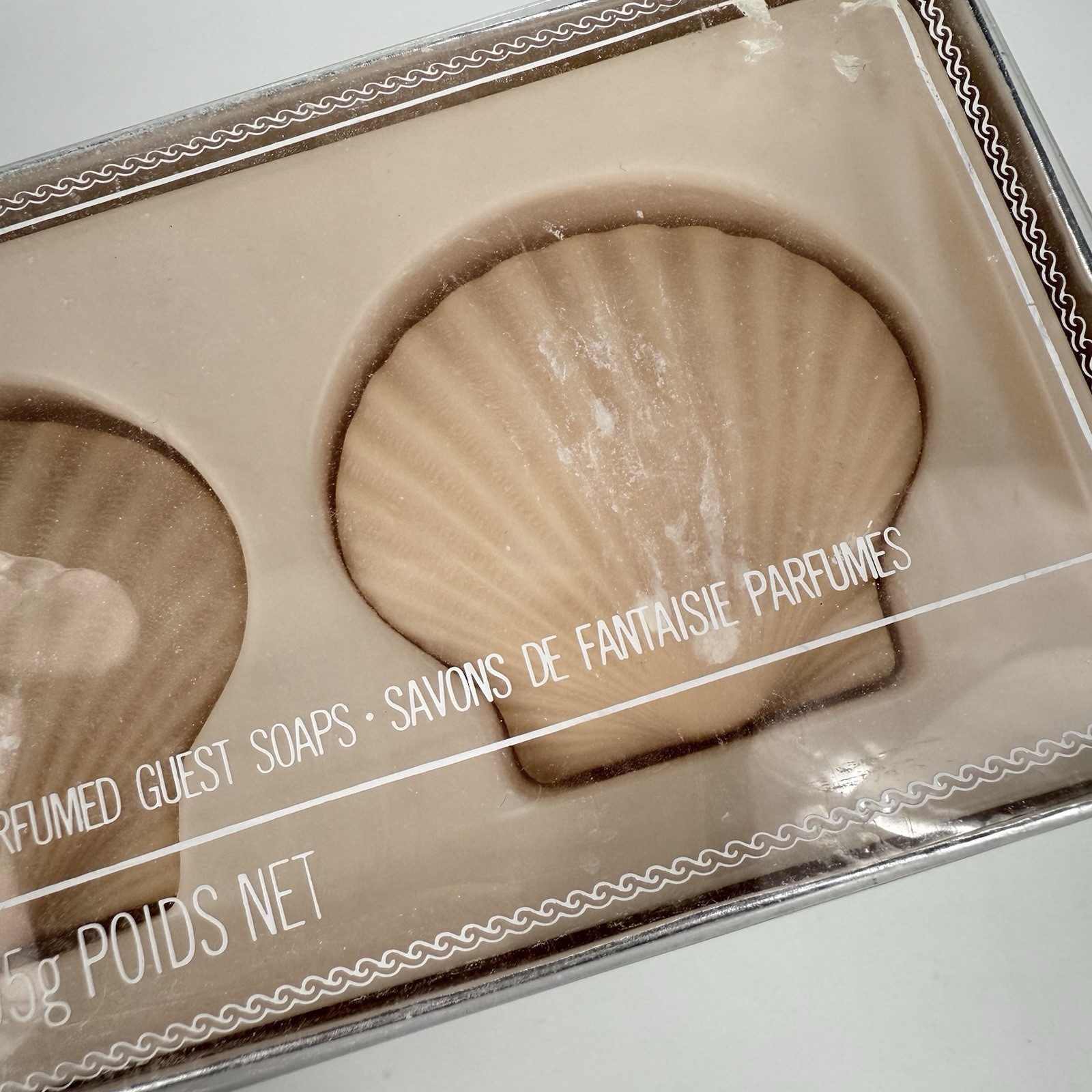 Vintage DeLaGar Perfumed Guest Soaps Seashell Shaped Coastal Cottagecore New Box