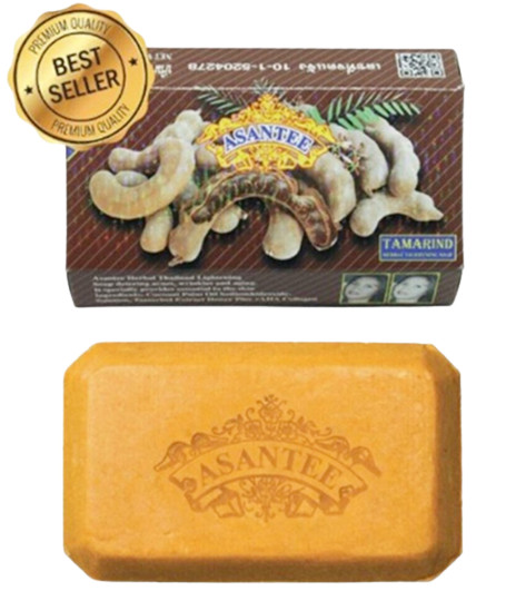 Soap Asantee Tamarind Honey Herbal Skin 125g Thai Whitening Bar Brighten Body x6