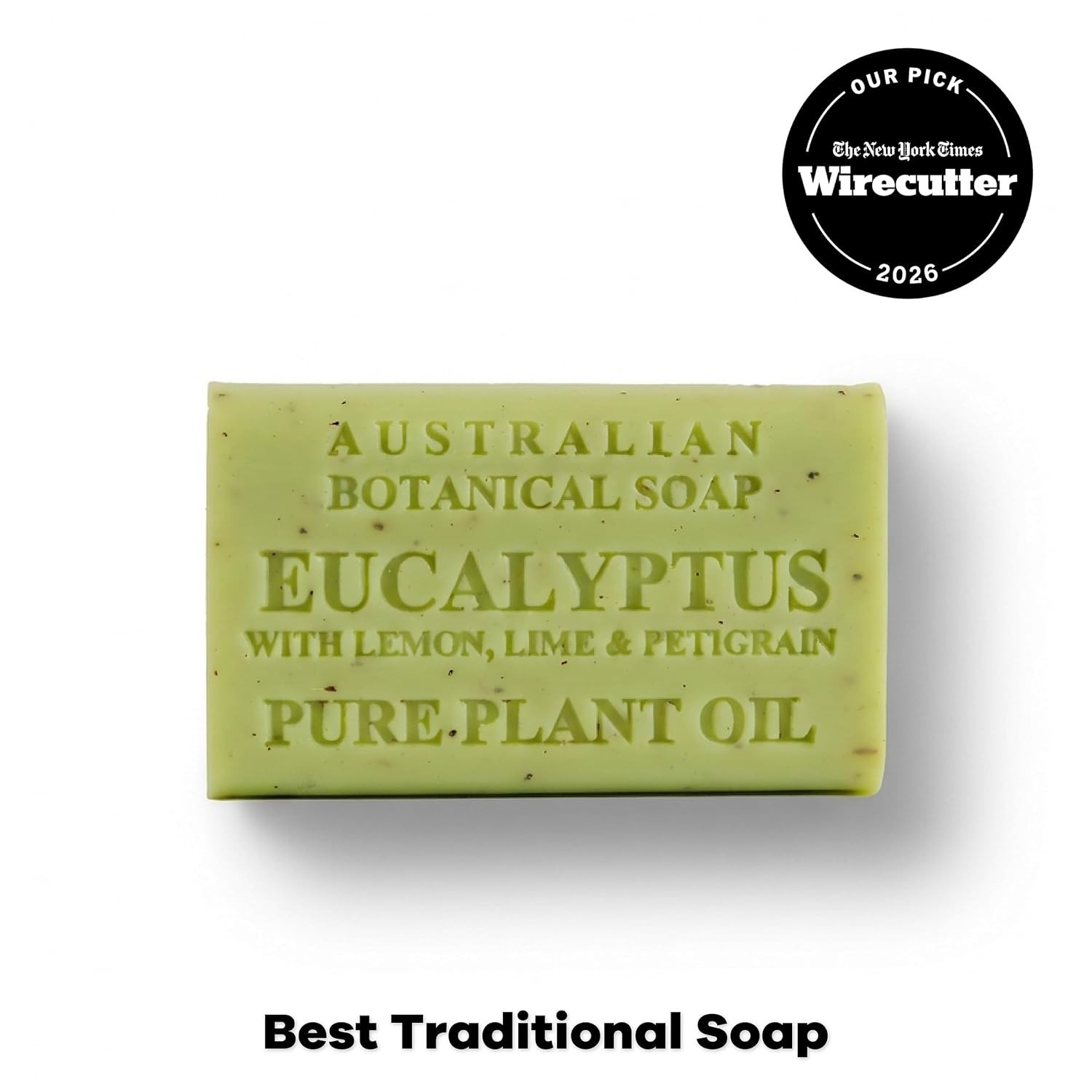 Organic Shea Butter Soap Bars – Eucalyptus Scent, 8 Pack