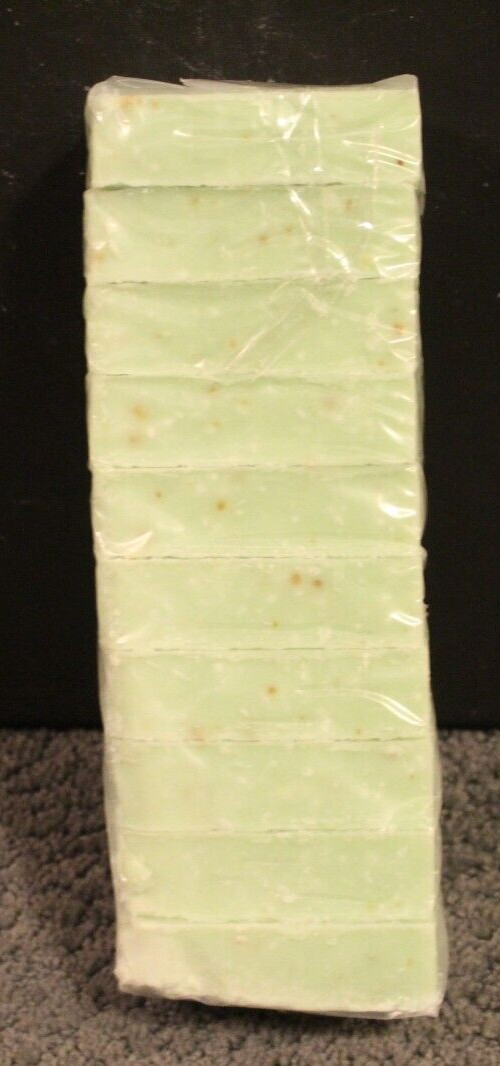 Apple Rose Scrub Cold Processed handmade soap loaf,10 precut bars- FREE Shipping
