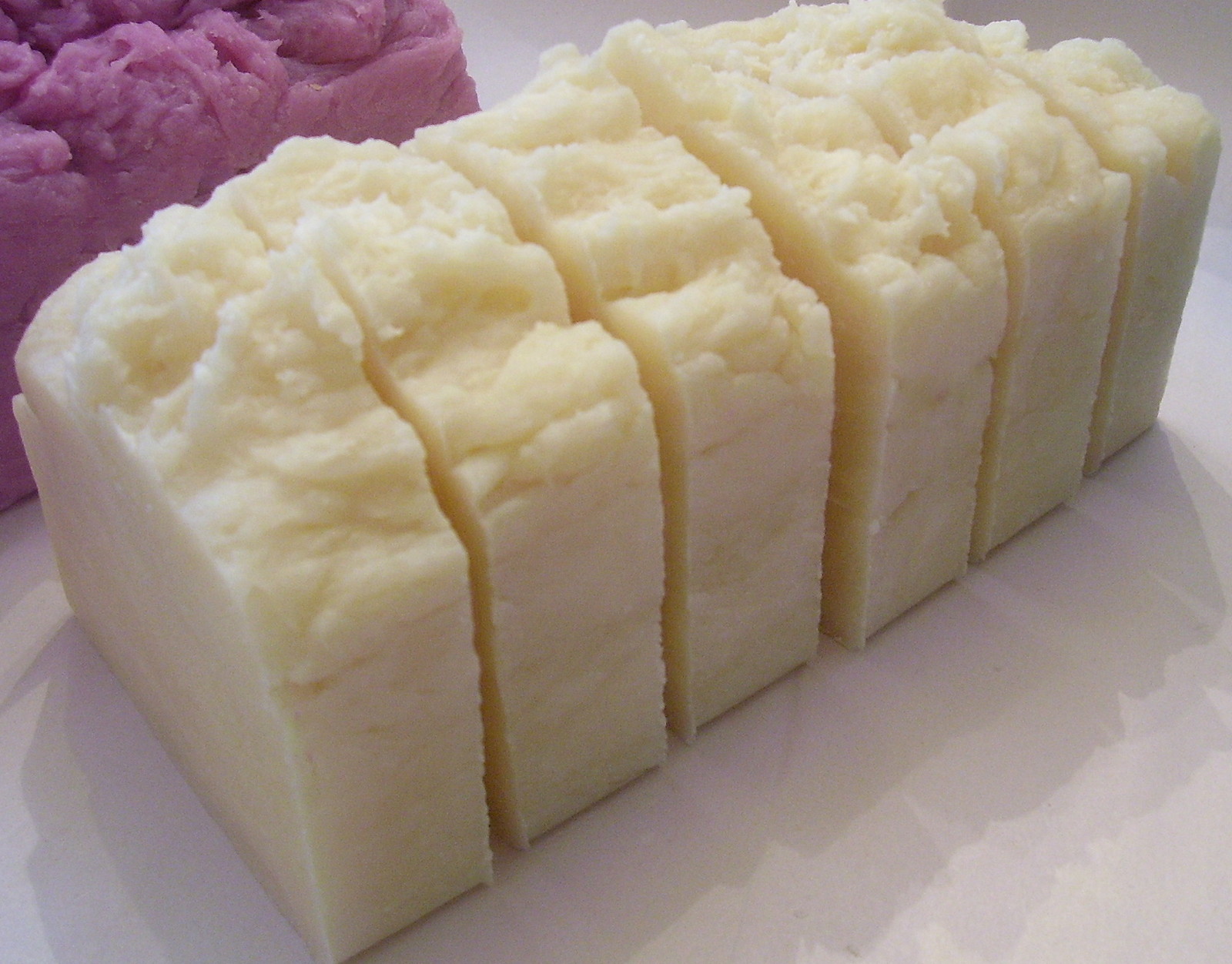 PLAIN HANDMADE SOAP ~6 BARS~ PLAIN SHEA BUTTER HANDMADE SOAP BARS