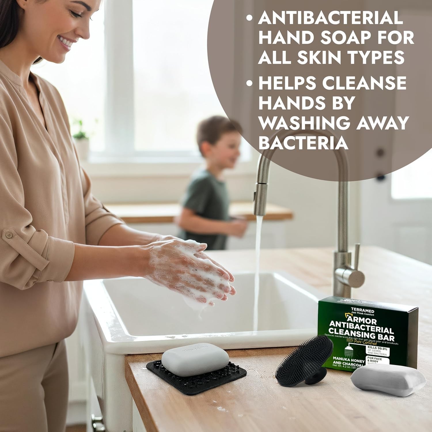 Antibacterial Soap Antibacterial Hand Soap for All Skin Types | Pack of 2