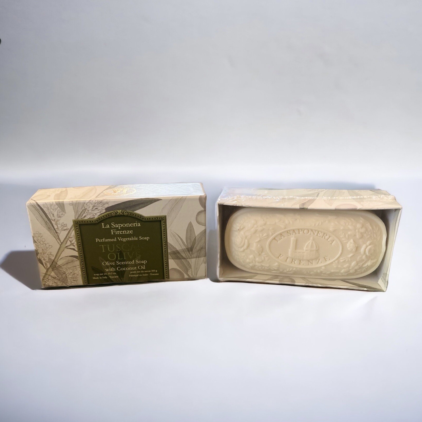 La Saponeria Firenze TUSCAN OLIVE Perfumed Vegetable Soap NEW 10.5 oz Italy