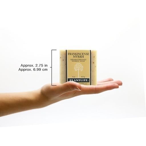 Gentle Frankincense Myrrh Natural Soap – Cold-Processed Bar for All Skin Types