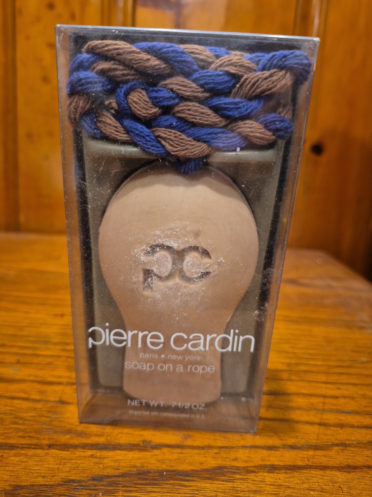 Pierre Cardin Collection For Men Perfumed Bar Soap On A Rope Vintage 7.5 OZ