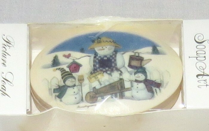 Lasting Impressions Soap Art Picture Soap THREE Boxed Bar