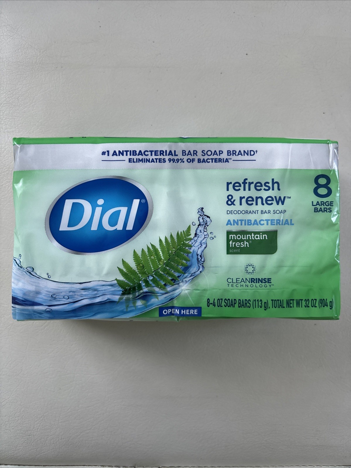 Dial Refresh And Renew Mountain Fresh 8 4 Oz Soap Bars