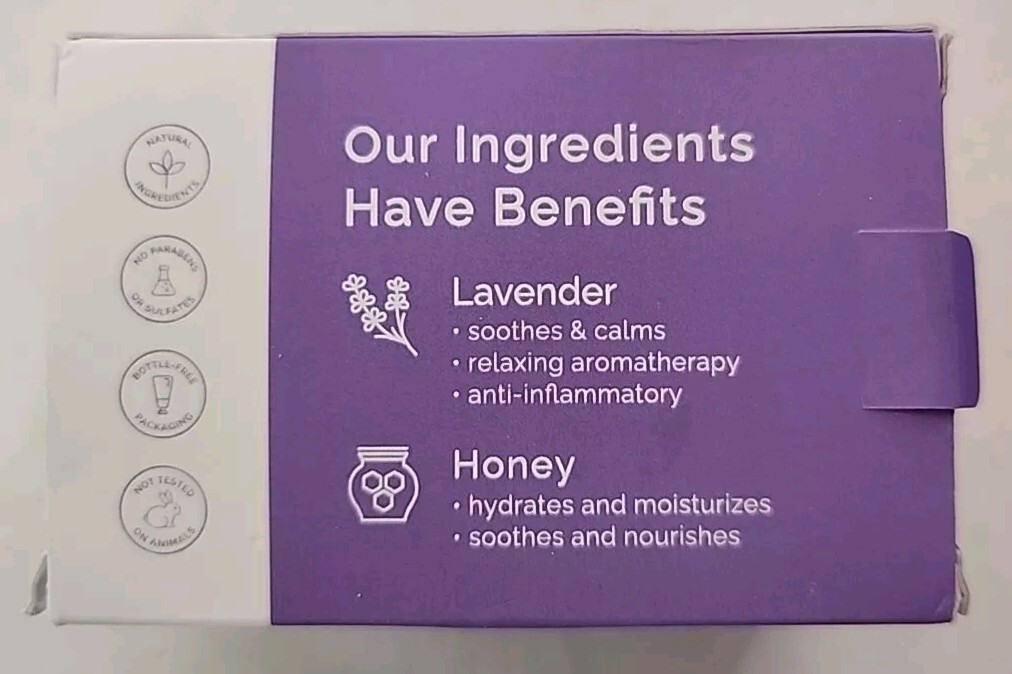 The Natural Beauty – Relax Lavender Honey Aromatherapy Bar Soap Set