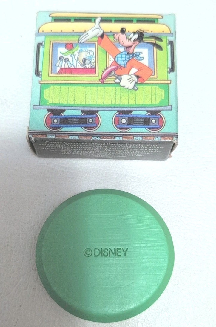 Mickey and Friends 4 Set Train Soap 1oz Avon Punch Out Boxes 1990 NOS