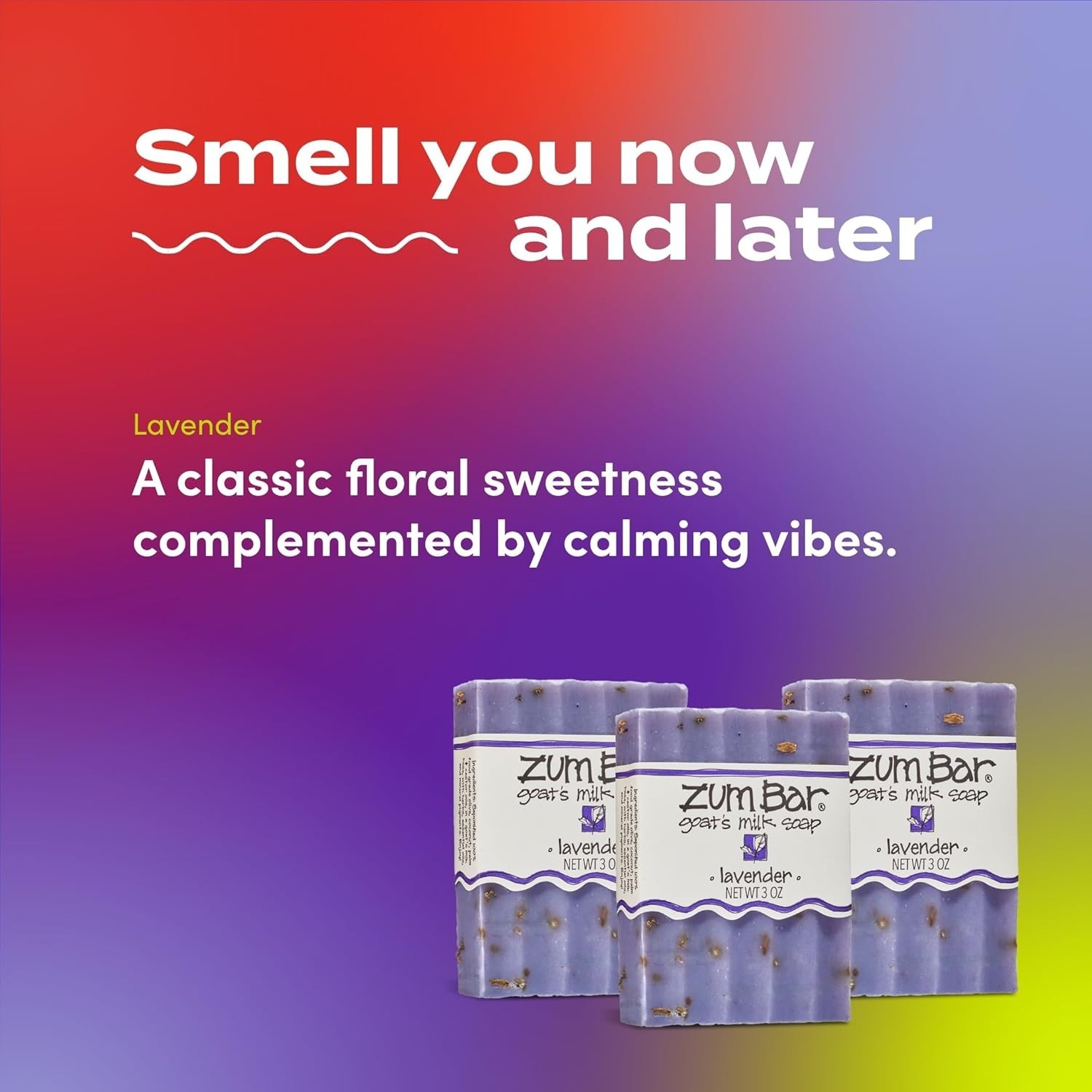 Zum Indigo Wild Goat’s Milk Soap Bar – Lavender (3 Pack)Made with Essential Oil