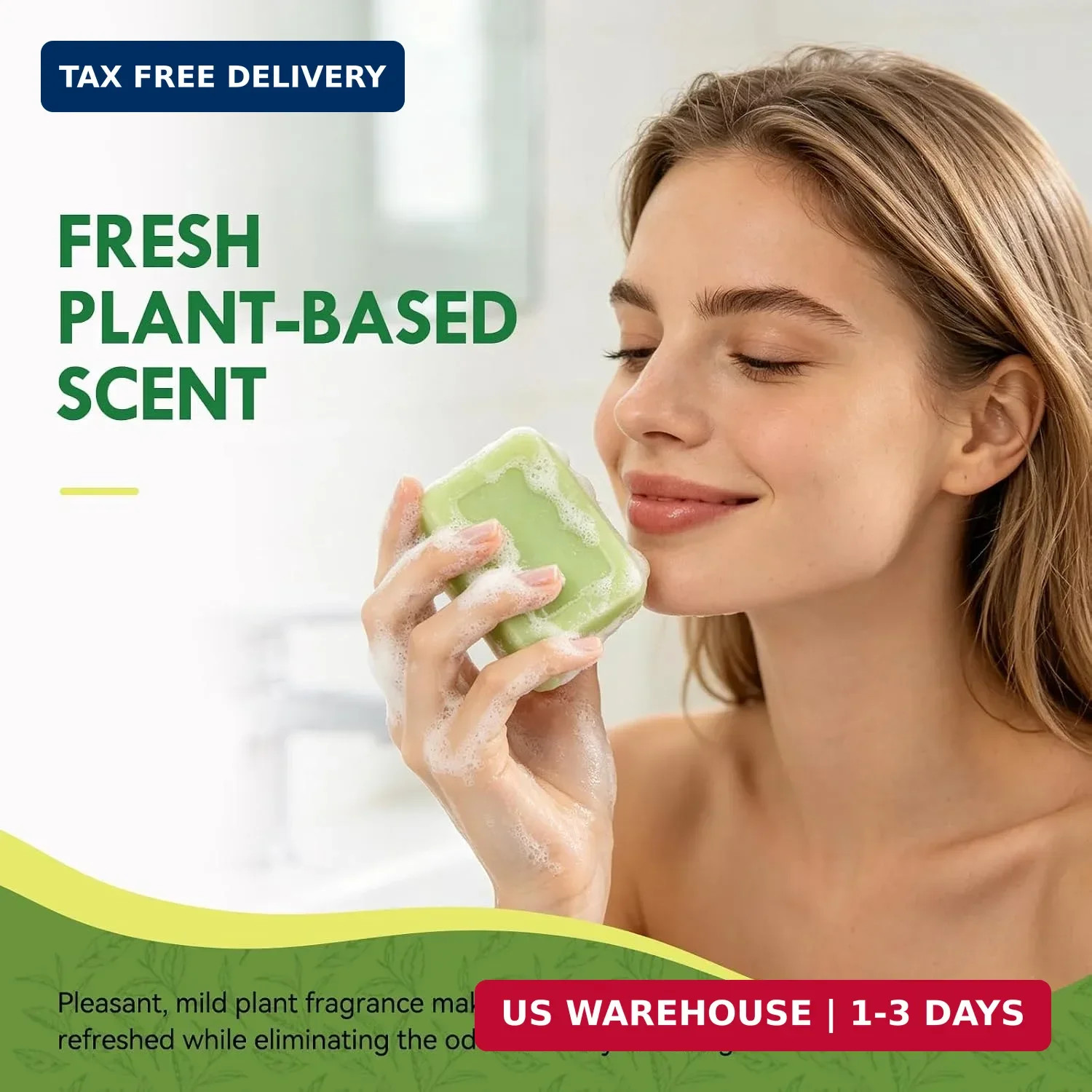 Antifungal Soap Bar for Men & Women: Tea Tree Oil Antifungal Soap for Athlete’s