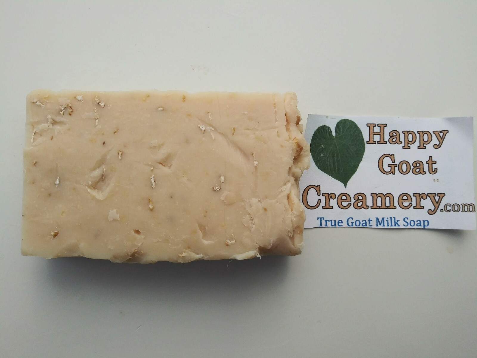 5 BARS CINNAMON OATMEAL HONEY GOAT MILK SOAP HAPPY GOAT CREAMERY CHEAP BEST