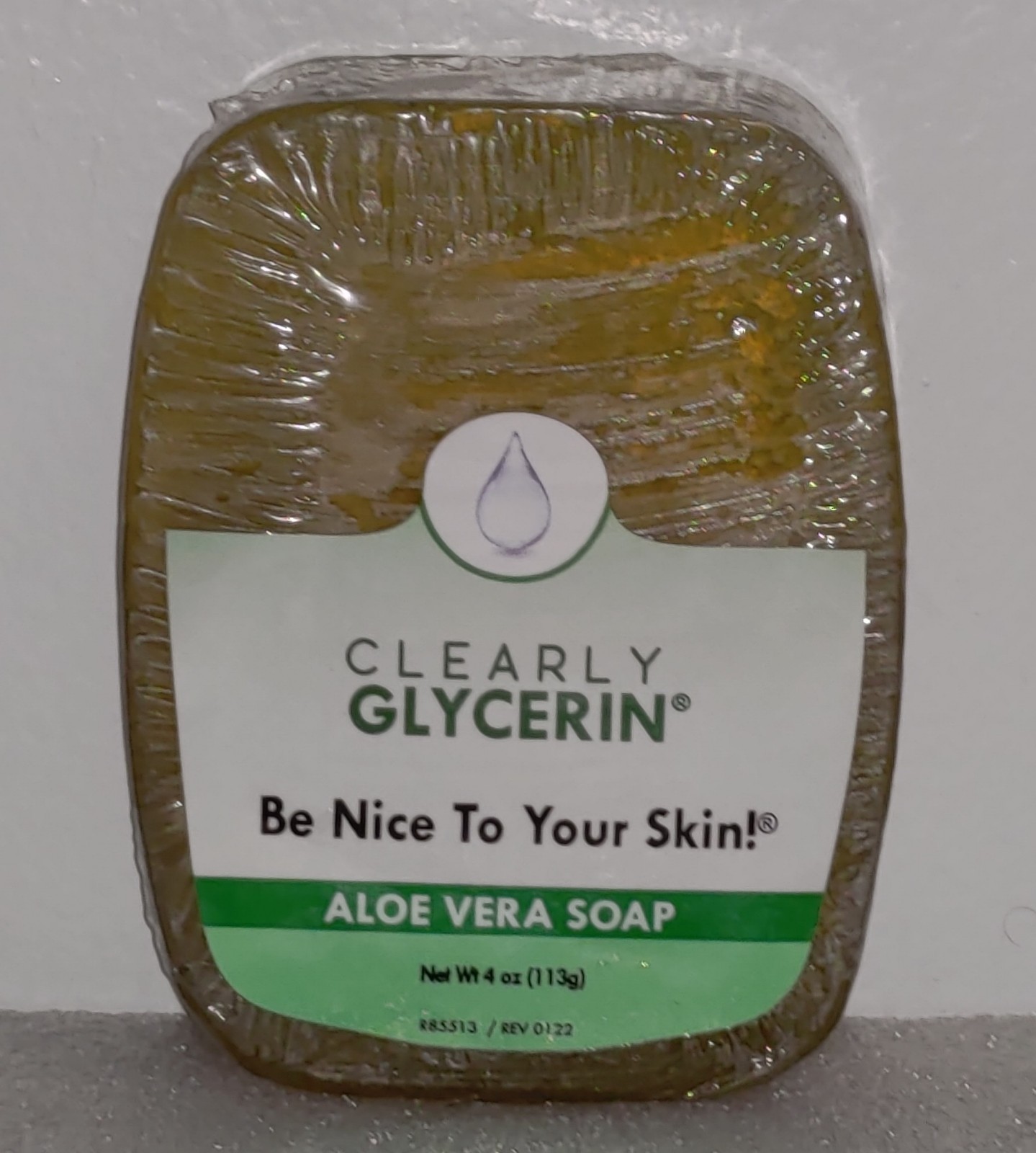 2x Clearly Glycerin Aloe Vera Bar Soap 4 Oz : New : Fast Shipping :Order Today
