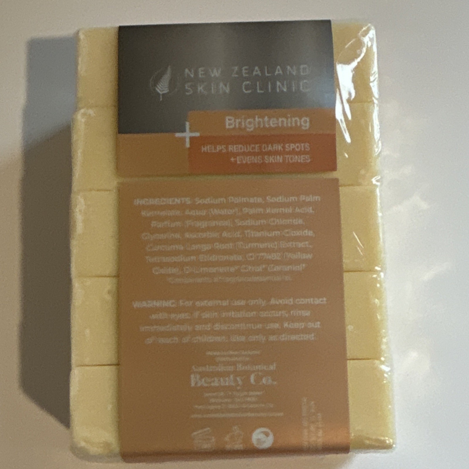 New Zealand Skin Clinic Vitamin C Turmeric Brightening Body Soap 5 Pack