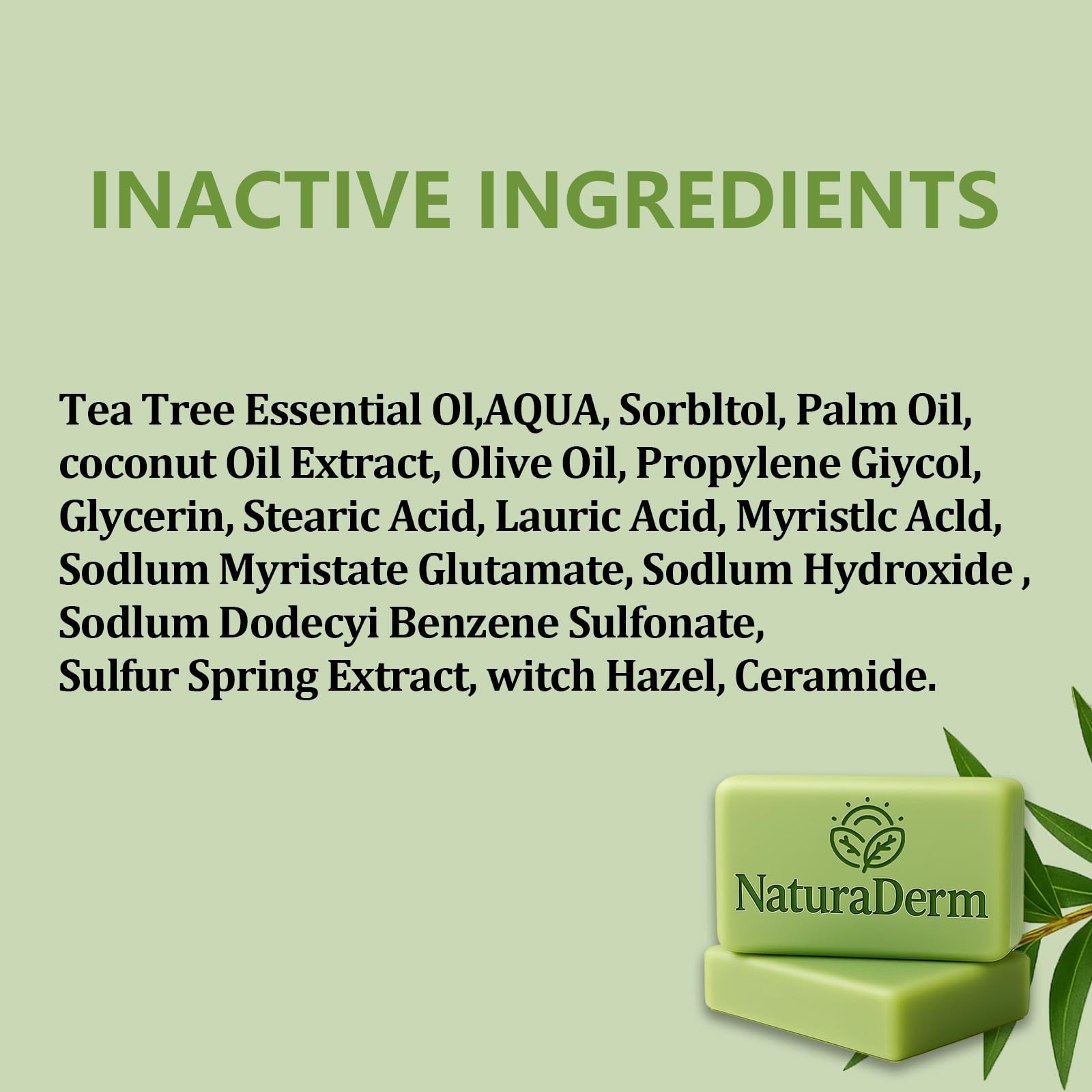Tea Tree Oil Facial Soap for Oily Skin | Refreshing & Gentle for Sensitive Skin