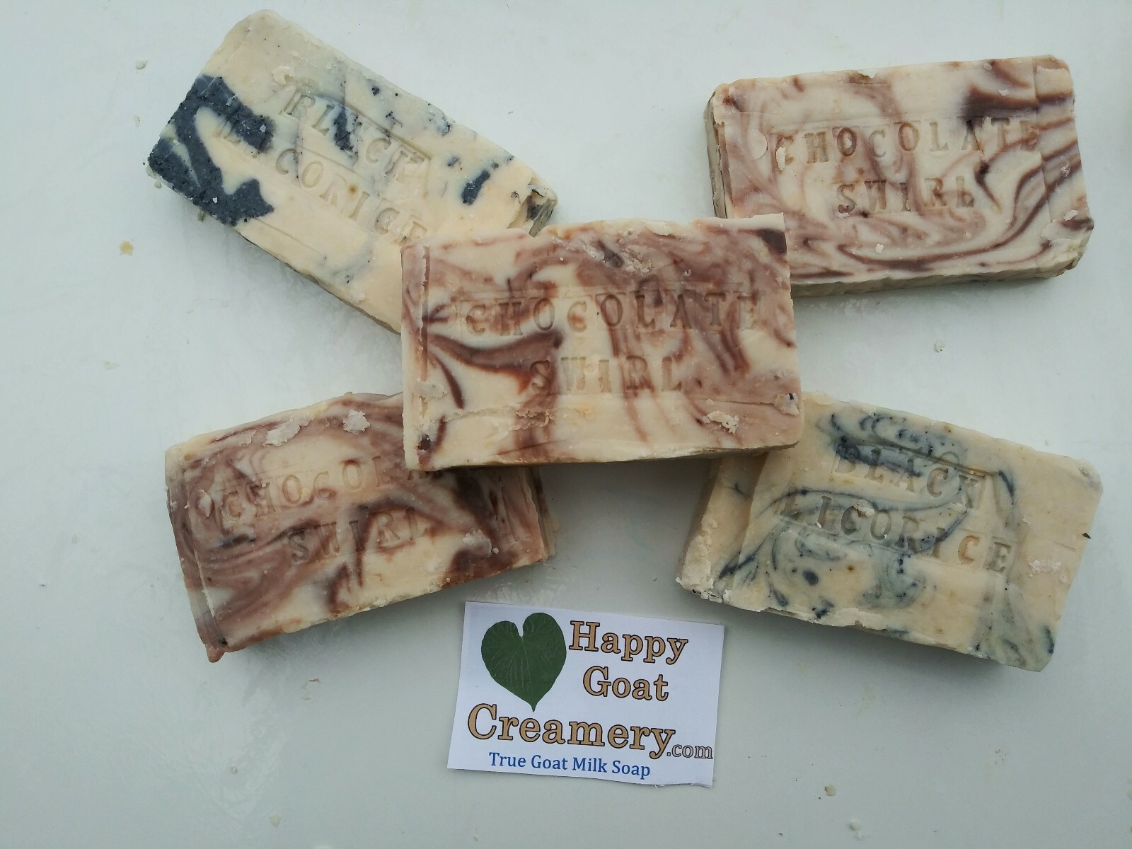 5 BARS SPECIAL LISTING GOAT MILK SOAP PURE ESSENTIAL OILS HAPPY GOAT CREAMERY